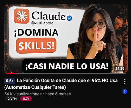 Video publicado hace 6 meses con 54 mil visualizaciones y 2 vistas por hora