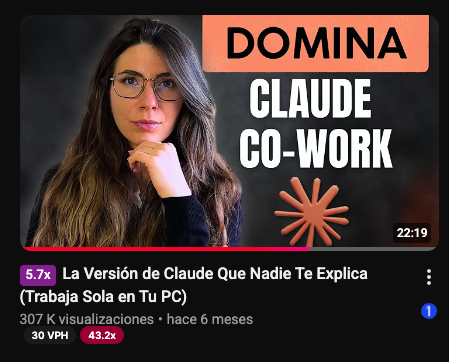 Video publicado hace 6 meses con 307 mil visualizaciones y 30 vistas por hora